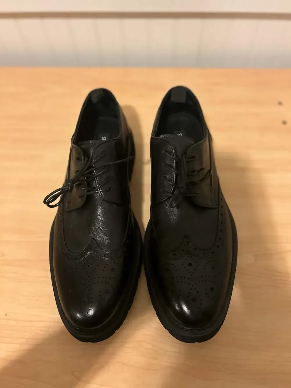 Steve Madden Men's Chunky Platform Wingtip Brogue Derby Shoes